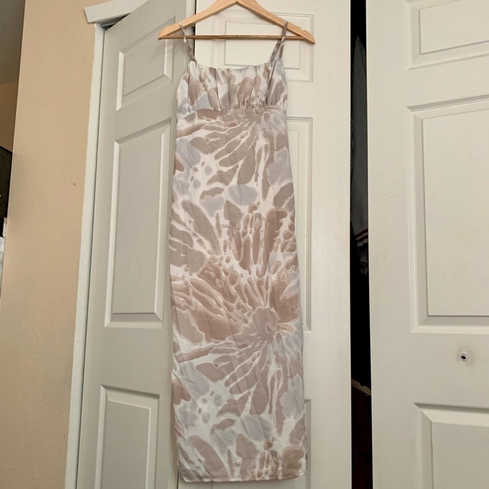 Misguided slip printed dress
